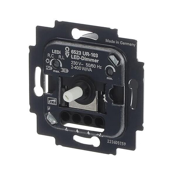 Busch-Jaeger 6523 UR-103 Drehdimmer Einsatz Dreh-/Druckknopf