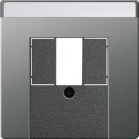 Gira Abdeckung BSF TAE USB System 55 edelstahl