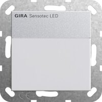 Gira Sensotec LED + Fernbedienung System 55 Farbe Alu