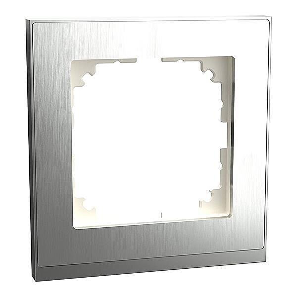 Merten M-Pure Decor-Rahmen 1fach Edelstahl/aluminium M-Pure Decor