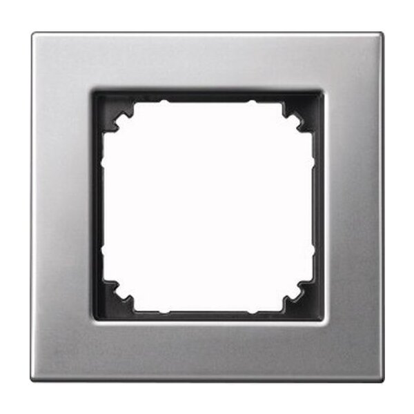 Merten M-Plan-Metallrahmen 1fach Platinsilber 475160