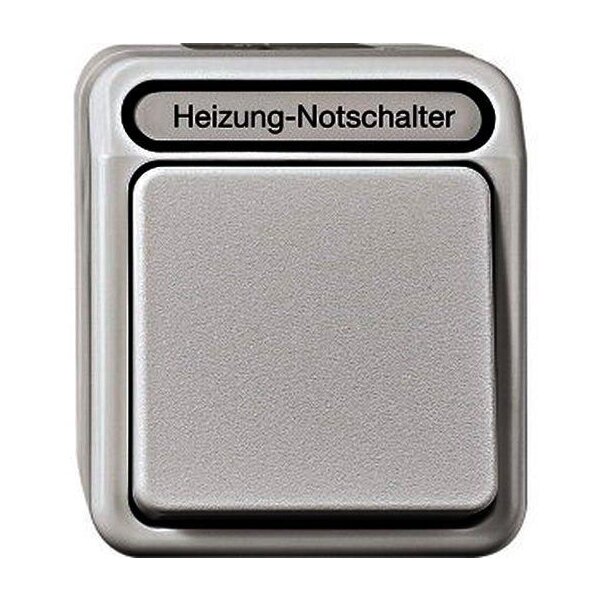 Merten Heizungs-Notschalter Aus 2-polig lichtgrau Aquastar