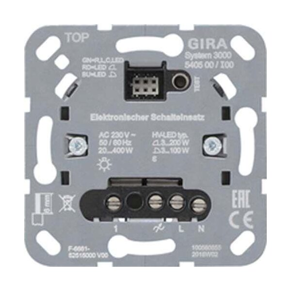 Gira System 3000 Elektronischer Schalteinsatz