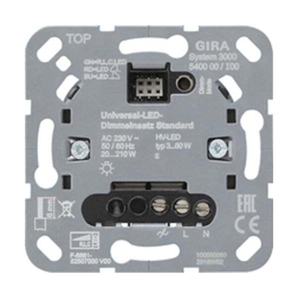 Gira System 3000 Universal-LED-Dimmeinsatz Standard