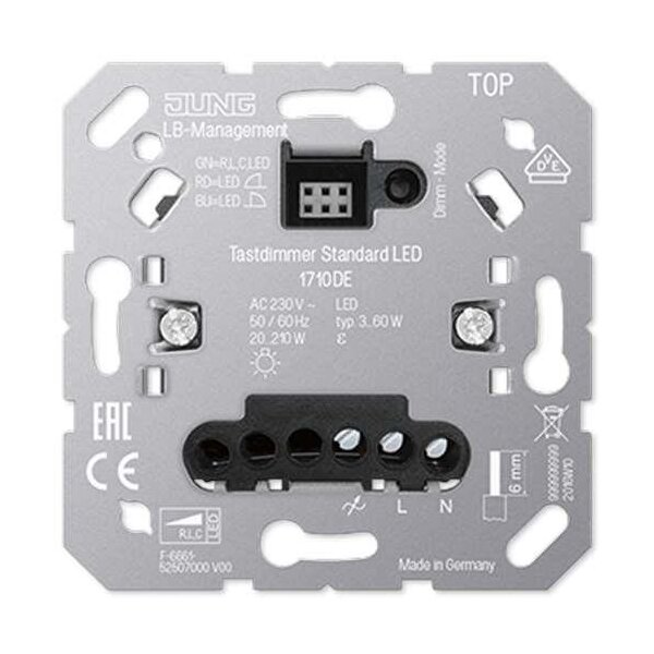 Jung Tastdimmer Standard LED ohne Nebenstelleneingang