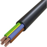 Gummischlauchleitung H07RN-F 4G4 schwarz Meterware/Zuschnitt